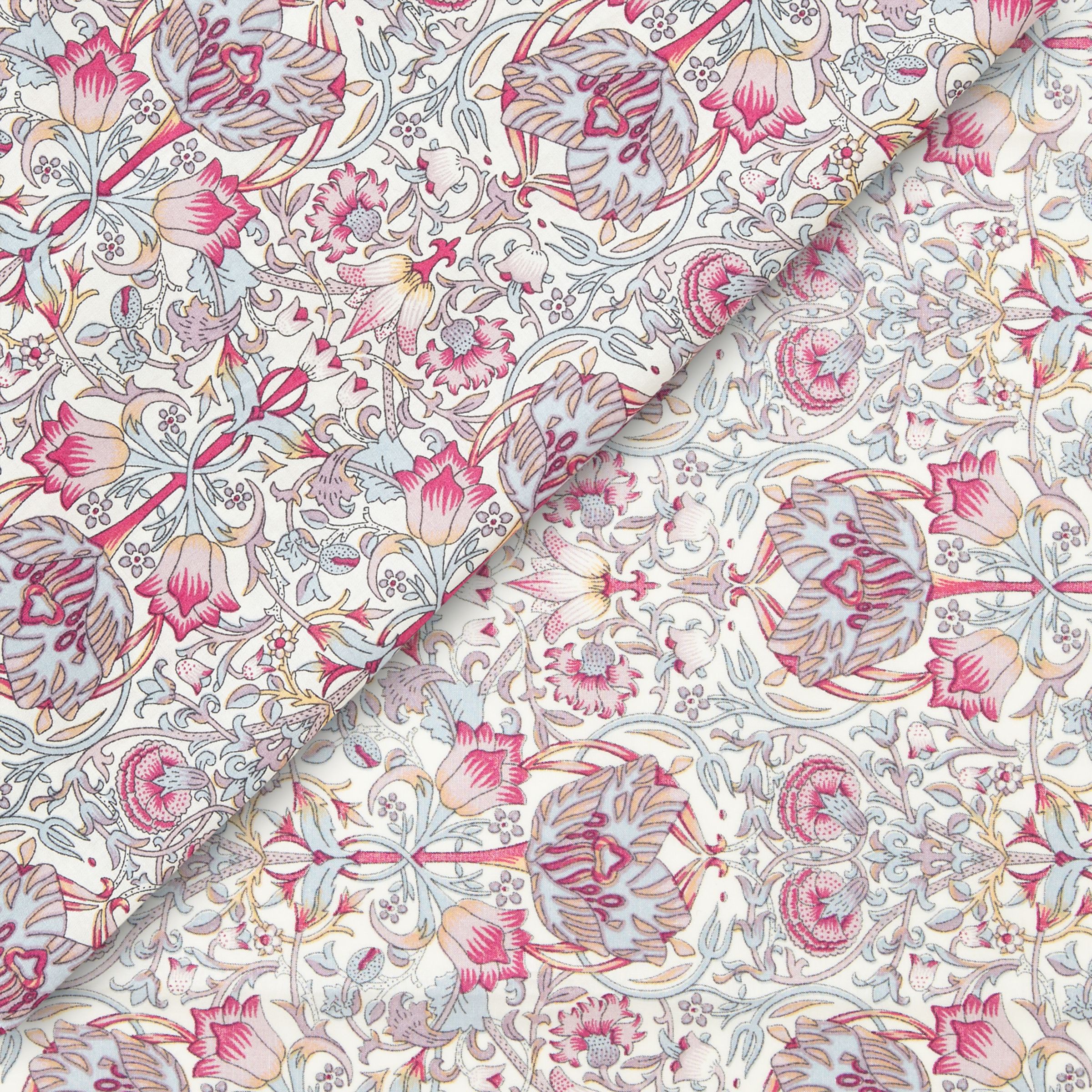Peter Horton Textiles Art Deco Print Fabric, Pink