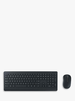 Microsoft 900 Wireless Desktop Keyboard and Mouse, Black