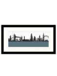Jacky Al-Samarraie London Skyline Framed Print, 64 x 34cm