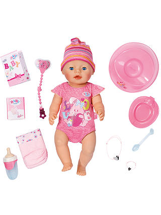 Zapf Baby Born Interactive Doll, Girl
