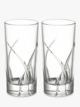 John Lewis Grosseto Cut Crystal Glass Highballs, 360ml, Set of 2, Clear
