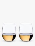 RIEDEL 'O' Stemless Viognier / Chardonnay White Wine Glass, 320ml, Set of 2