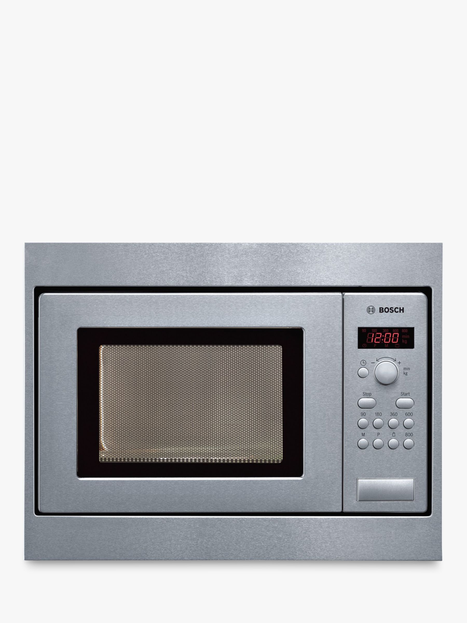 Bosch HMT75M551B Built-In Microwave Oven, Brushed Steel