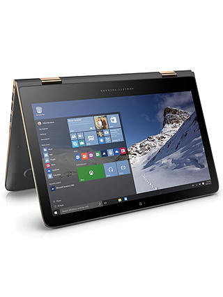 HP Spectre x360 13-4129na Convertible Laptop, Intel Core i7, 8GB RAM, 512GB SSD, 13.3" Touch Screen, Ash Luxe Copper