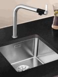 BLANCO Andano 400-U Single Bowl Undermounted Kitchen Sink, Stainless Steel