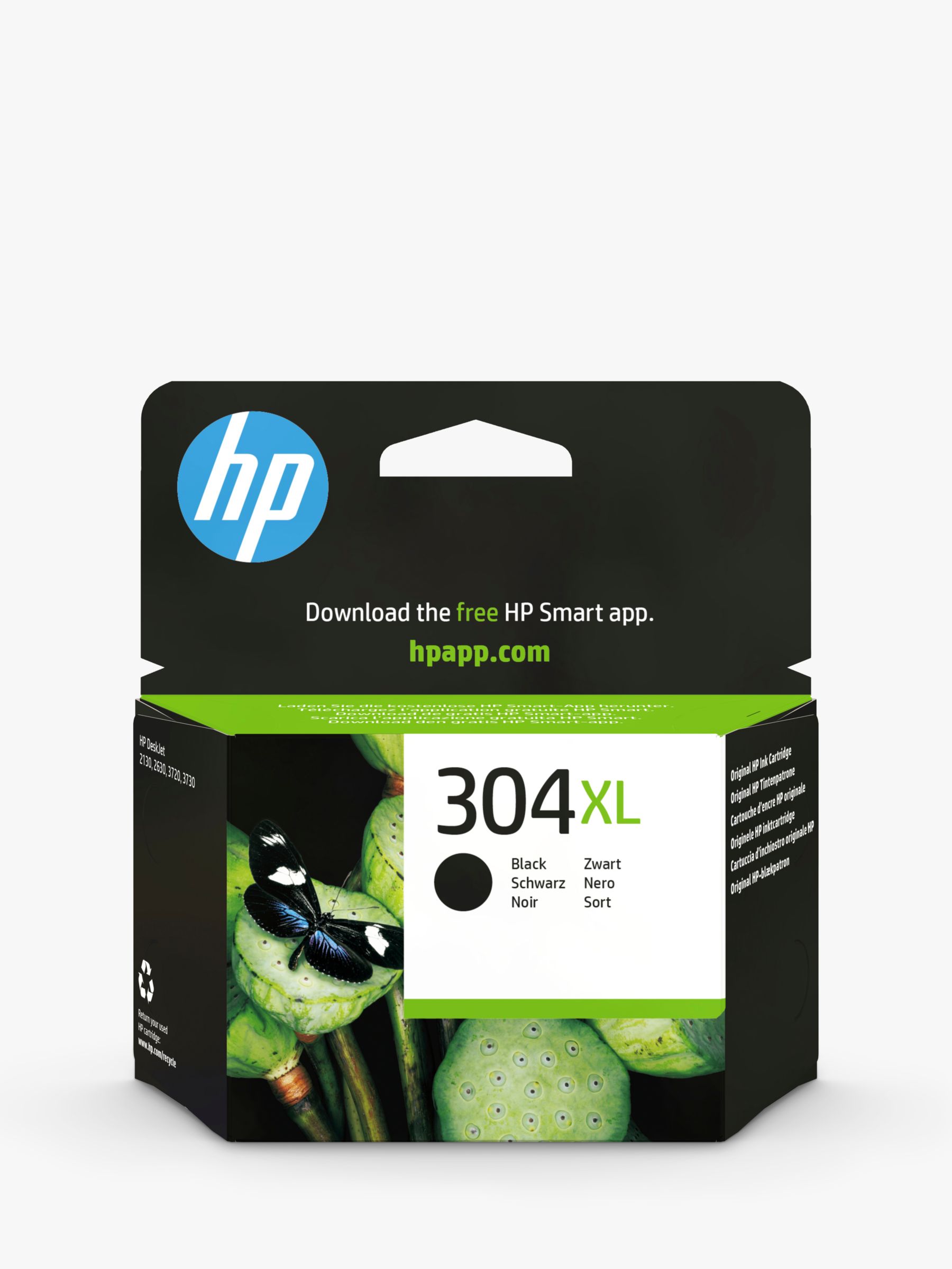 HP 304 XL Black Ink Cartridge, Single, Instant Compatible