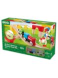 BRIO My First Railway Battery Operated Train Set, FSC-Certified (Beech)