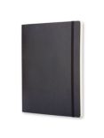 Moleskine Extra Large Soft Cover Plain Notebook, Black