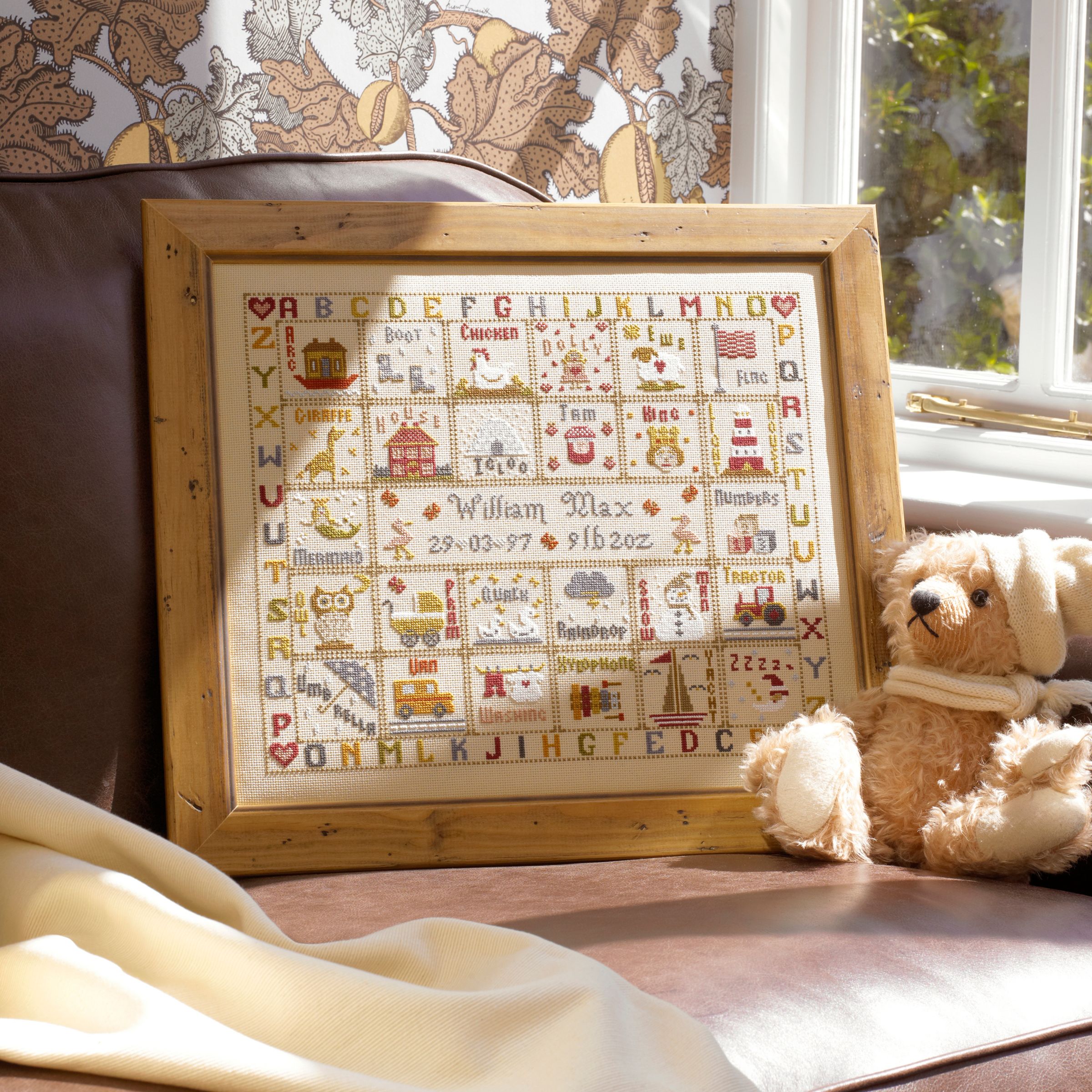 Rocking Horse Baby Stamped Cross Stitch Quilt Kit - Bed Bath & Beyond -  3344214