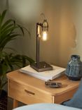 John Lewis Bistro Desk Lamp, Pewter