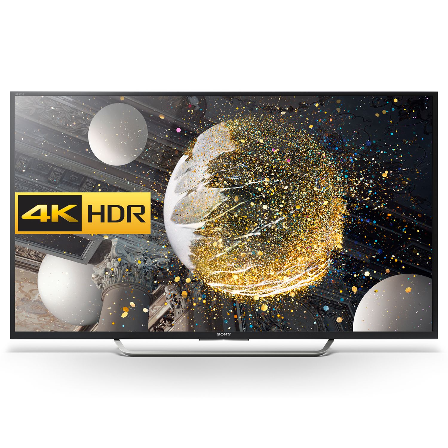 Sony Bravia 55XD7005 LED HDR 4K HD TV, 55" With Youview/Freeview HD Silver Shaft Design