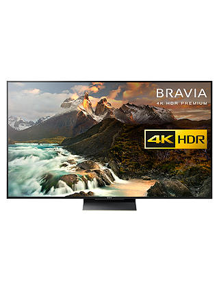 Sony Bravia 75ZD9BU LED Premium HDR 4K Ultra HD 3D Android TV, 75", With Youview/Freeview HD, 4K HDR Processor X1 Extreme & Black Slate Design