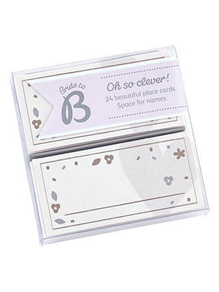 Busy B Wedding Name Place Cards, Pack of 25