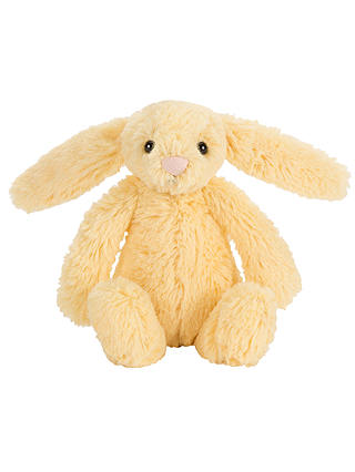 Jellycat Bashful Baby Bunny Soft Toy, Lemon