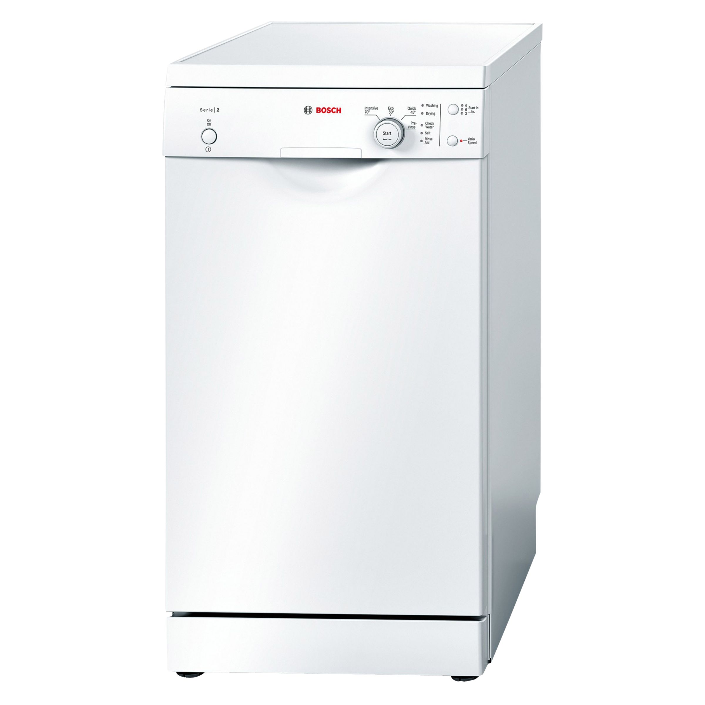 Bosch SPS40E32GB Slimline Freestanding Dishwasher in White