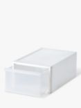 Like-it Stacking Plastic Storage Drawer, H21cm, Clear