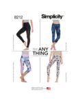 Simplicity Women's Leggings, 8212