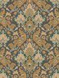 Cole & Son Mariinsky Pushkin Paste the Wall Wallpaper, Ginger / Charcoal 108/8042