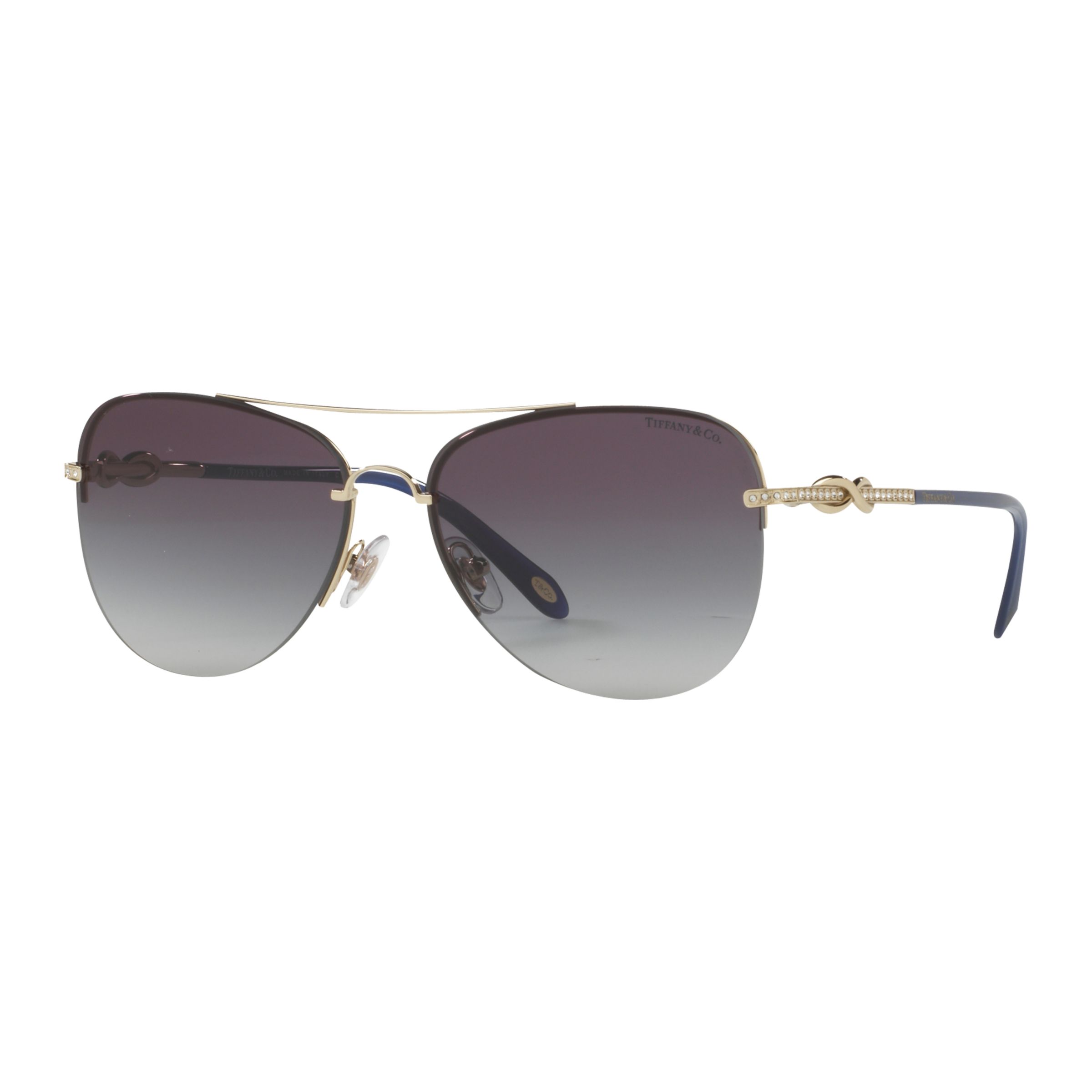 Tiffany & Co TF3054B Embellished Aviator Sunglasses