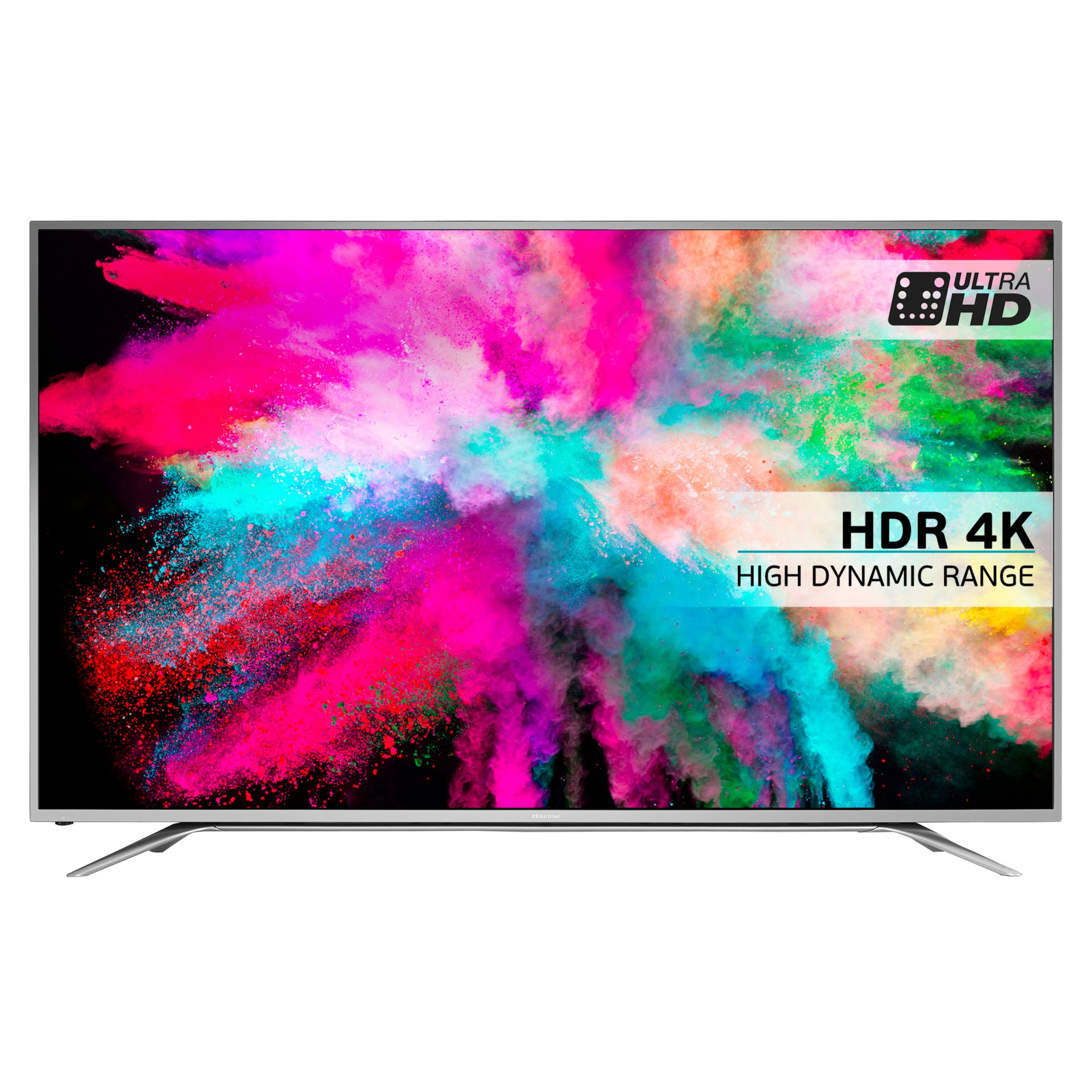 Hisense 65M5500 LED HDR 4K Ultra HD Smart TV, 65" With Freeview HD & Anyview Cast, Silver