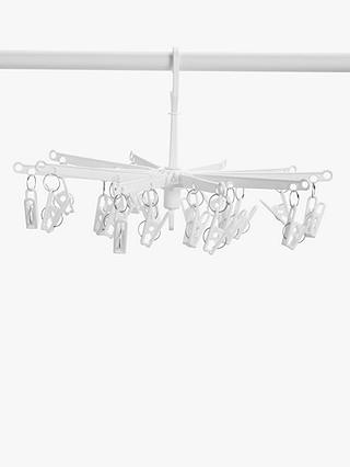 John Lewis Hanging Laundry Clothes Airer, 20 Peg