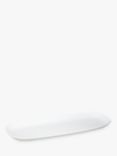 John Lewis ANYDAY Dine Narrow Porcelain Platter, 32cm, White