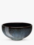Denby Halo Stoneware Ramen Bowl, 17cm, Black/Multi