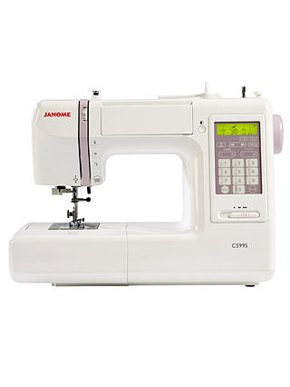 Janome CS995 Computerised Sewing Machine, White