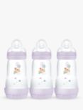 MAM Anti-Colic Baby Bottle, 260ml, Pack of 3, Pink