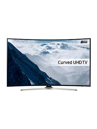 Samsung UE49KU6100 Curved HDR 4K Ultra HD Smart TV, 49" with Freeview HD & PurColour