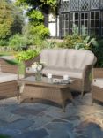 KETTLER RHS Harlow Carr 2 Seater Garden Sofa, Natural