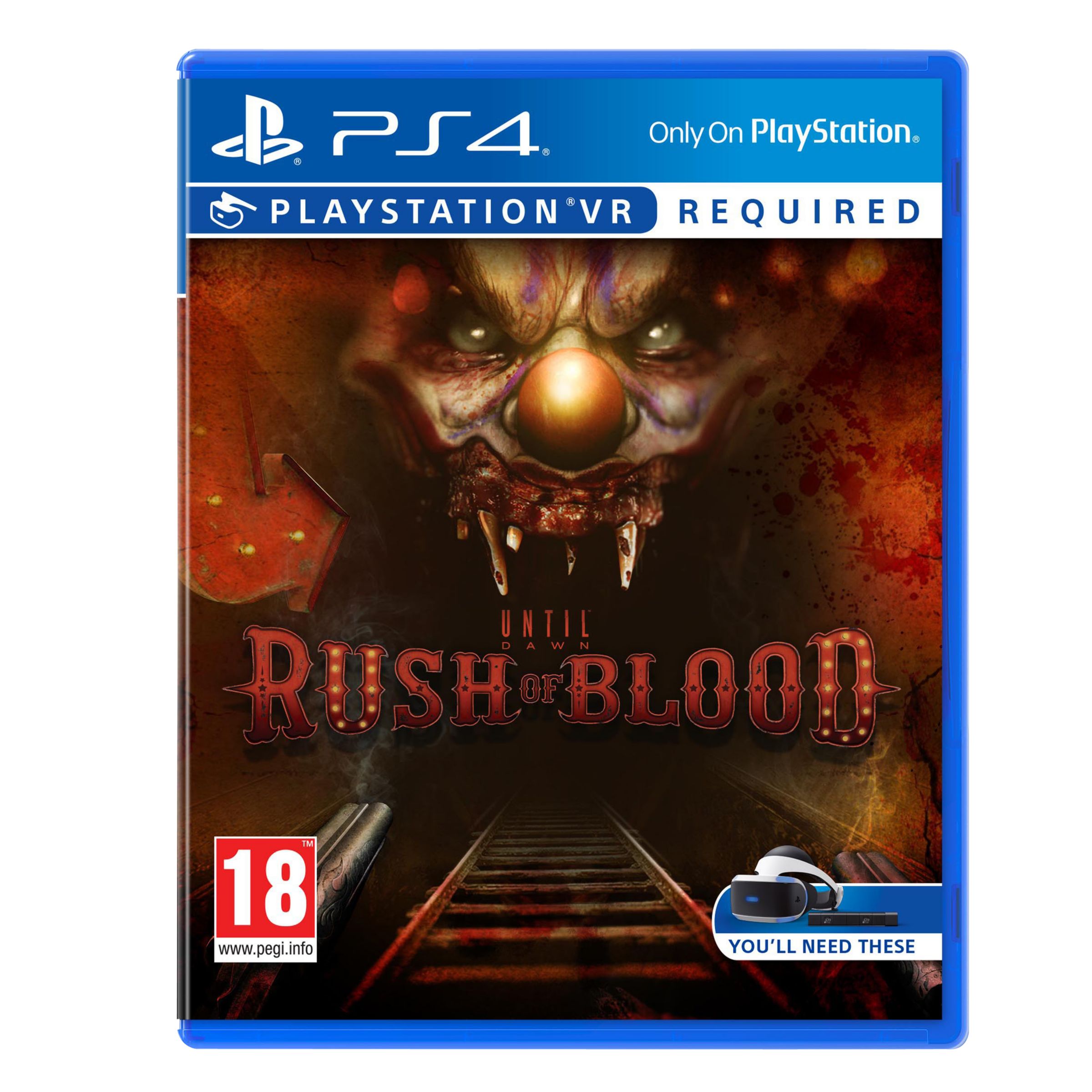 Until Dawn: Rush Of Blood PS VR Game for PS4