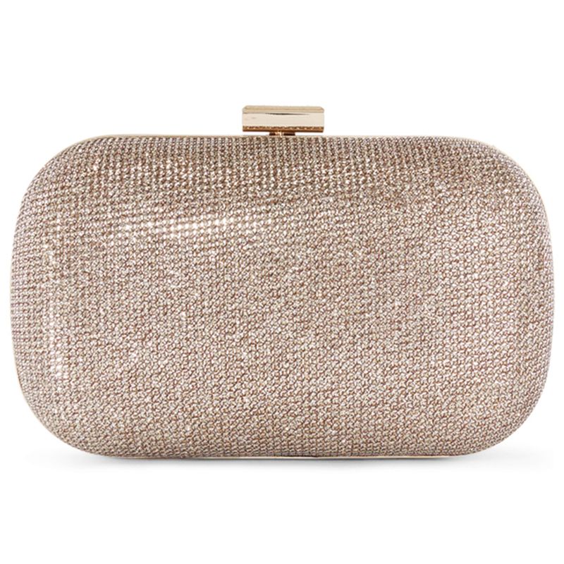 karen millen gold clutch