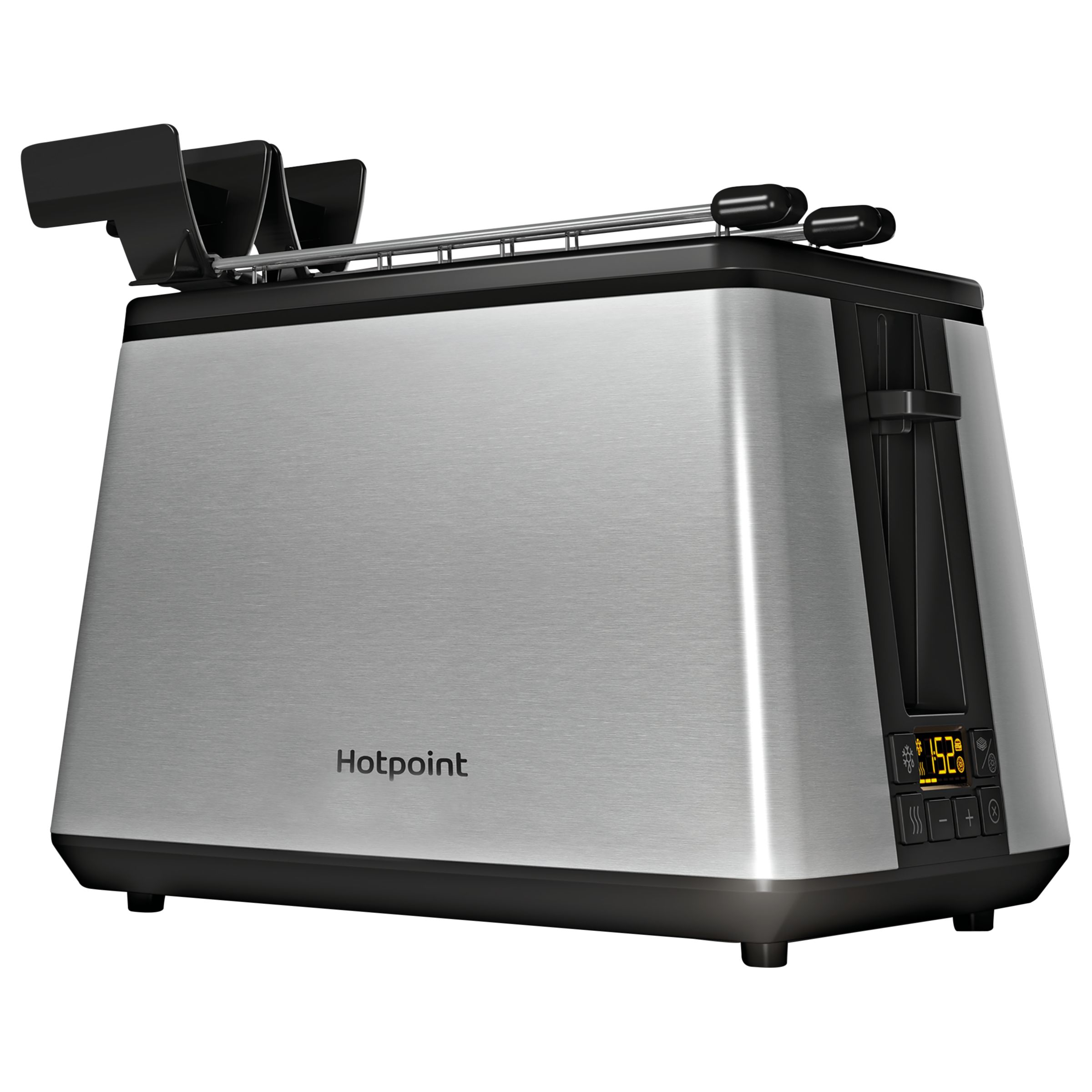 Hotpoint TT22EUM0UK Toaster, Brushed Stainless Steel