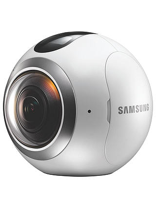 Samsung Gear 360 Action Camcorder, 360° Recording, High Resolution, Wi-Fi, Bluetooth, Dust & Splash Resistant