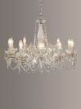 Impex Marie Theresa Crystal Chandelier Ceiling Light, 10 Arms