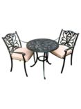 LG Outdoor Devon 2 Seater Garden Bistro Table and Chairs Set, Bronze