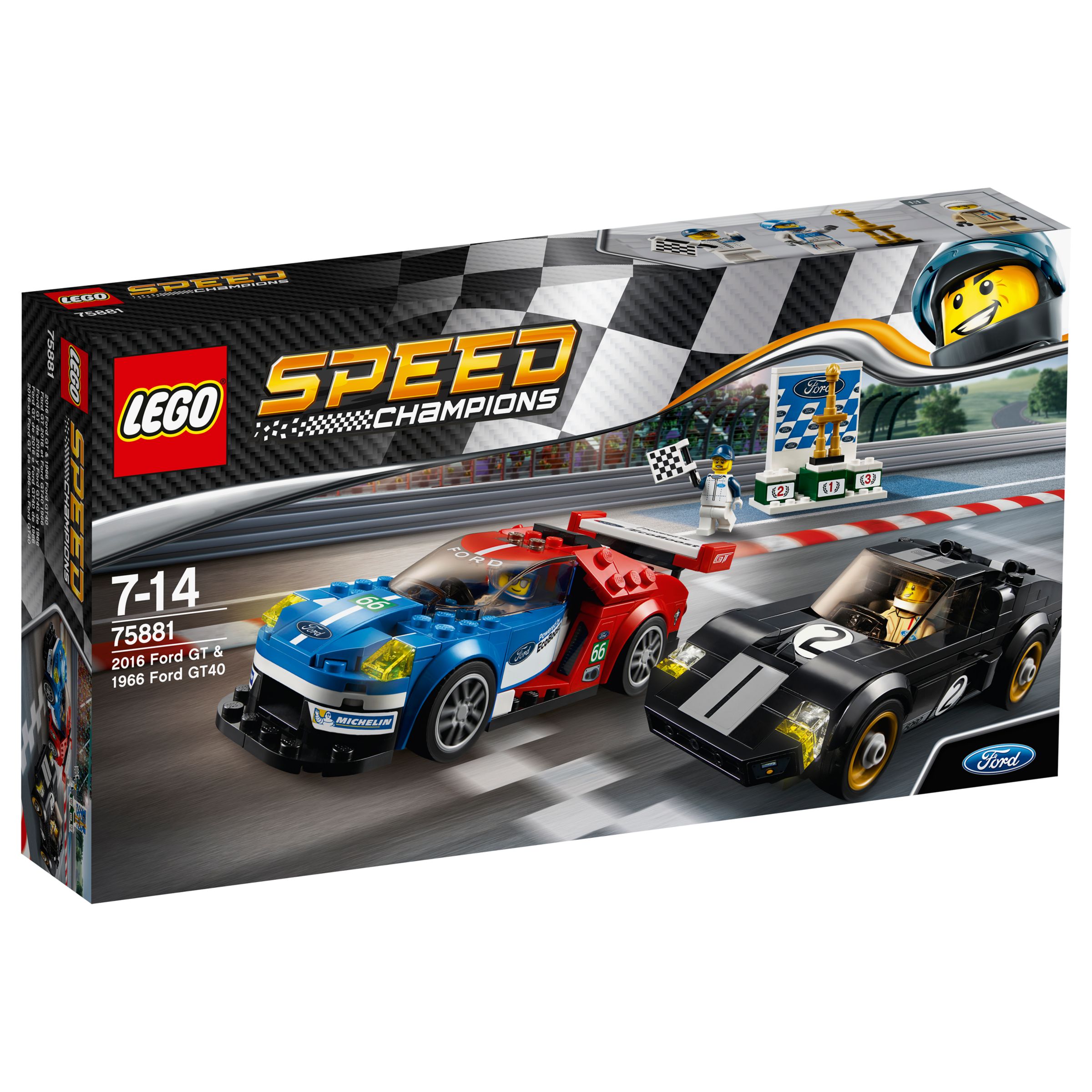 LEGO Speed Champions 75881 Ford GT & 96 Ford GT40