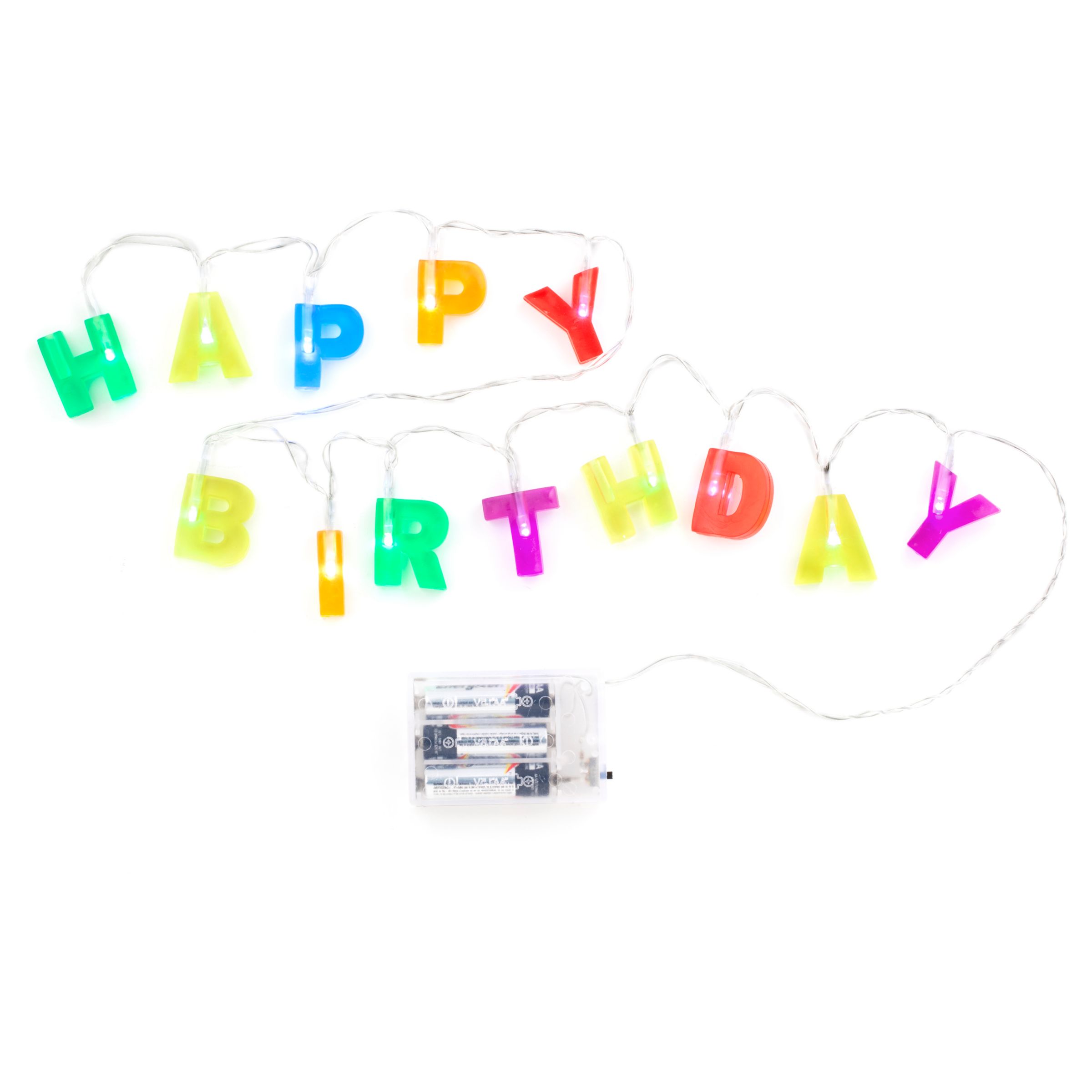 Kikkerland 'Happy Birthday' String Lights