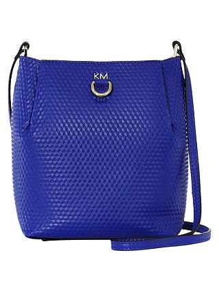 Karen Millen Square Duffle Shoulder Bag, Blue