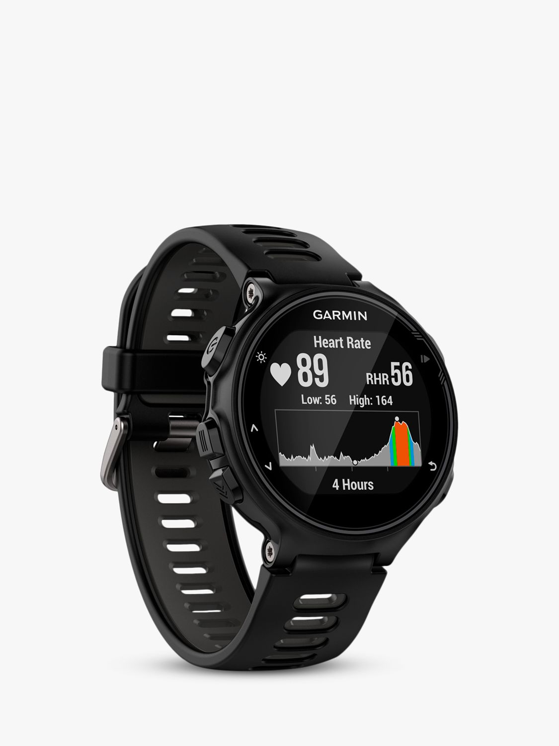 Garmin Forerunner 735XT GPS Multisport Watch with Wrist-based Heart Rate Technology, Black/Grey