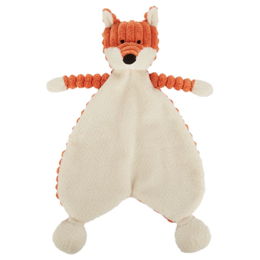 Jellycat Cordy Roy Baby Fox Soother Soft Toy, One Size, Multi
