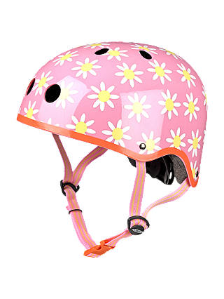 Micro Scooter Daisy Safety Helmet, Pink/Multi, Medium