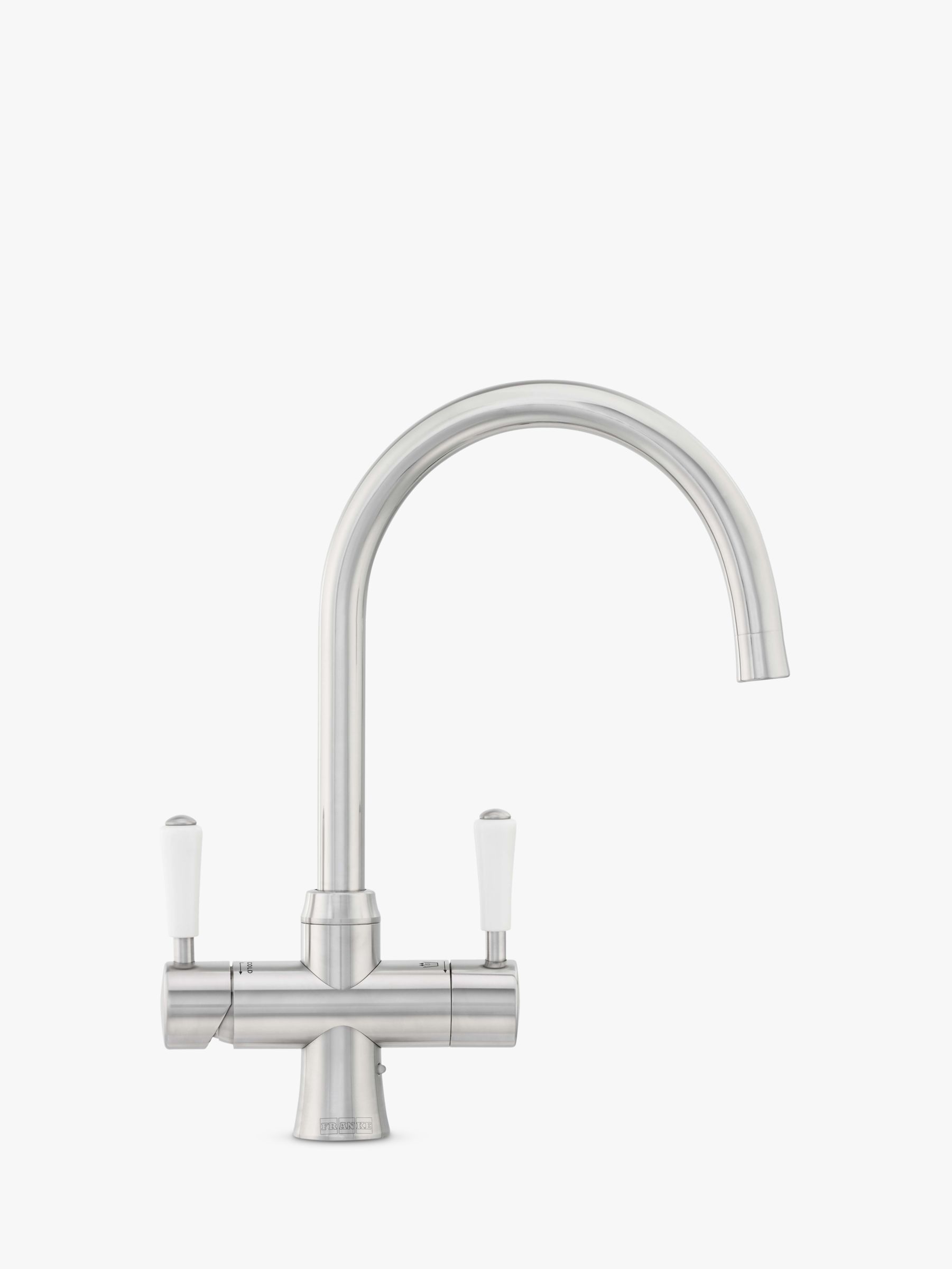Franke Omni Classic 4-in-1 Instant Boiling Hot Water Filter Kitchen Mixer Tap, Stainless Steel