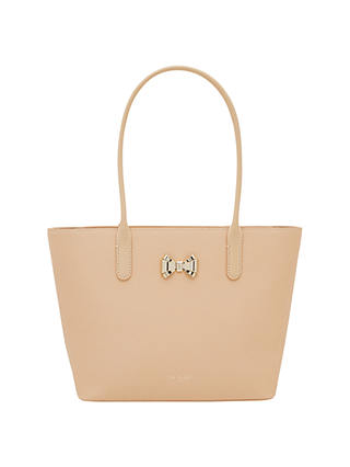 Ted Baker Taleen Leather Shopper Bag, Taupe
