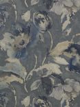 Jane Churchill Beatrice Wallpaper, Steel Blue J162W-02