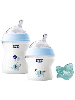 Chicco NaturalFeeling Baby Bottles and Soother Gift Set
