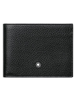 Montblanc Meisterstück 6 Card Soft Grain Leather Wallet, Black