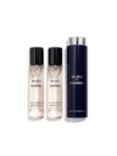 CHANEL Bleu De CHANEL Eau de Parfum Refillable Travel Spray, 3 x 20ml