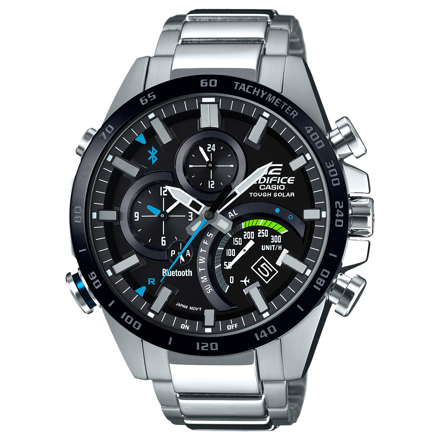 Casio Men's Edifice Solar Chronograph Date Bracelet Strap Watch